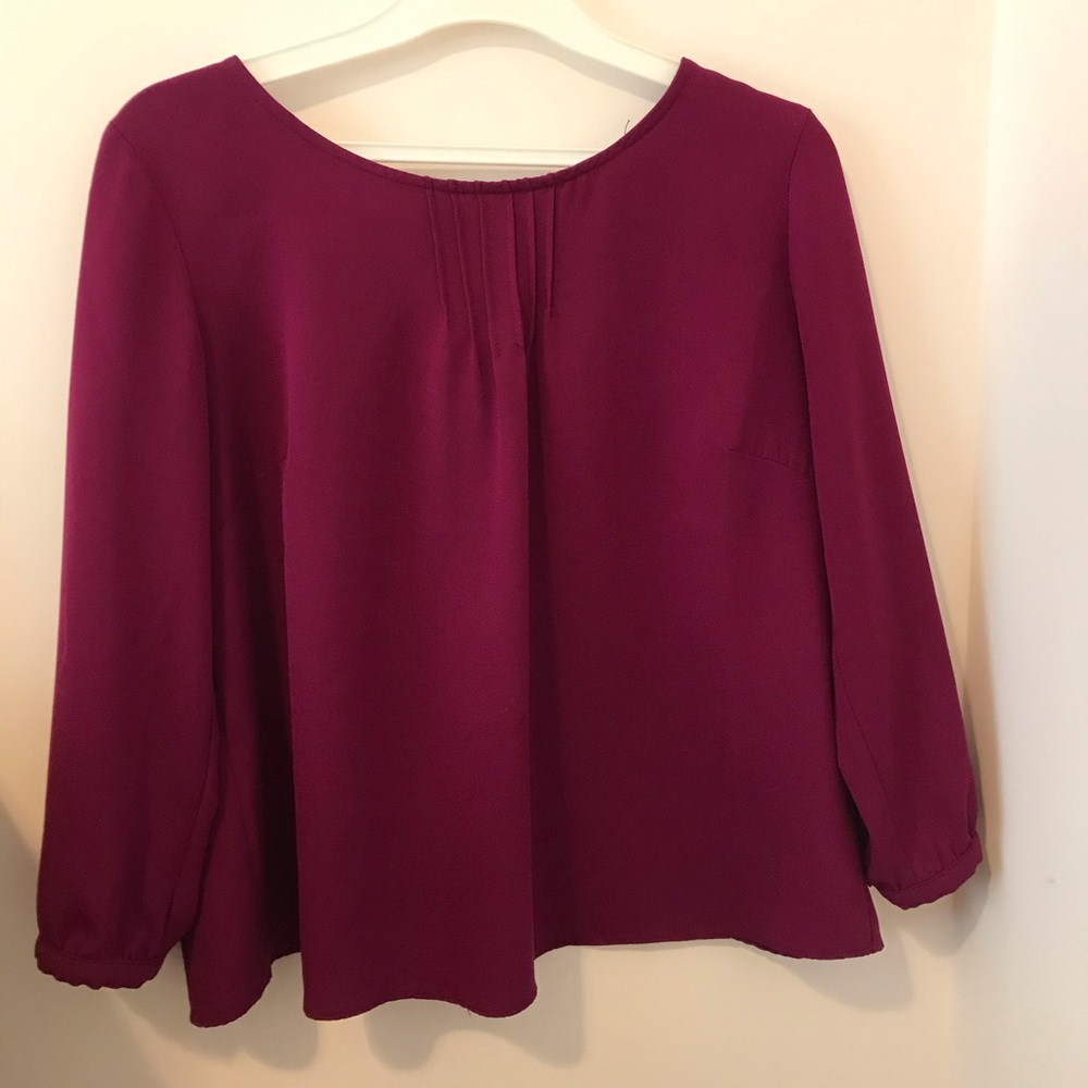 Dark purple blouse